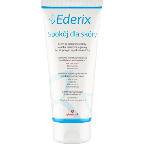 Ederix, krem 200 ml - Poprawia wygląd i kondycję skóry z łuszczycą, egzemą i AZS