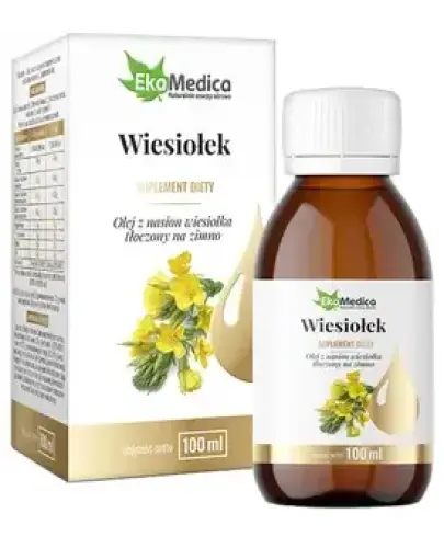 EkaMedica Wiesiołek, olej 100 ml - Z nasion wiesiołka tłoczony na zimno