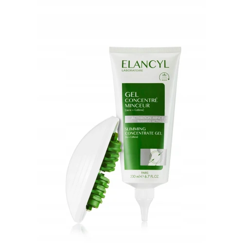 Elancyl Slim Massage -  Masażer + Żel koncentrat wyszczuplający, 200 ml - Redukcja cellulitu i ujędrnienie skóry