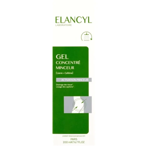 Elancyl Skoncentrowany żel antycellulitowy, 200 ml - Z kofeiną i bluszczem - redukcja cellulitu i ujędrnienie skóry