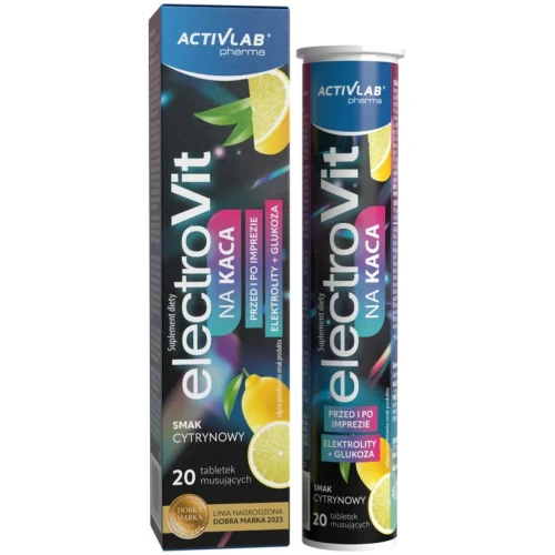 ElectroVit na kaca, 20 tabletek - Elektrolity, witaminy i ekstrakty roślinne