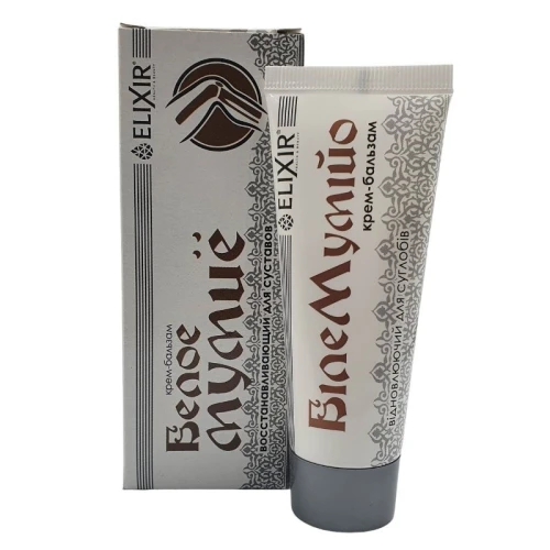 Elixir Białe Mumio Krem-balsam regenerujący, 75 ml - Naturalna odnowa dla skóry i stawów