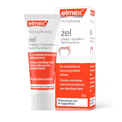 Elmex, żel, 25 g - Profilaktyka próchnicy