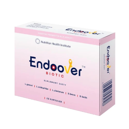 Endoover Biotic, 28 kapsułek - Probiotyk dla kobiet w wieku rozrodczym