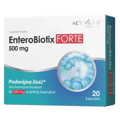 EnteroBiotix FORTE 500 mg ActivLab Pharma, 20 kapsułek - Probiotyk dla dorosłych