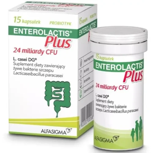 Enterolactis Plus kapsułki, 30 sztuk - Probiotyk dla dorosłych i dzieci