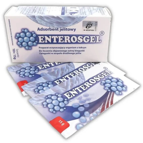 Enterosgel, 10 saszetek - Absorbent jelitowy w przebiegu ostrej biegunki u niemowlat, dzieci i dorosłych
