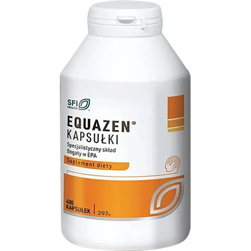 Equazen,  400 kapsułek  - Z kwasami omega-3 i 6 z oleju z ryb i wiesiołka