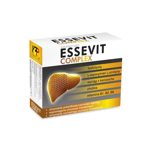 Essevit Complex, 45 kapsułek - Kompozycja składników wspierających zdrowie wątroby
