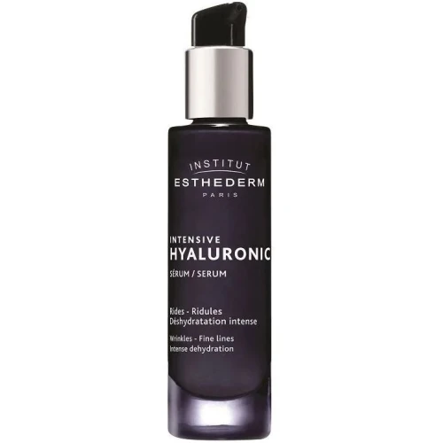 Institut Esthederm Intensive Hyaluronic+ Przeciwzmarszczkowe serum do twarzy, 30 ml - Wypełnia zmarszczki i poprawia gęstość skóry