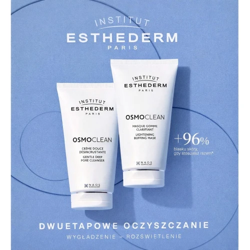 Institut Esthederm Osmoclean - Krem, 75ml + Maseczka, 75 ml - Zestaw do głębokiego oczyszczania i rozświetlenia skóry