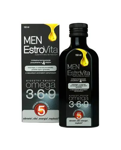 EstroVita Men, 150 ml - Codzienna dawka energii dla mężczyzn