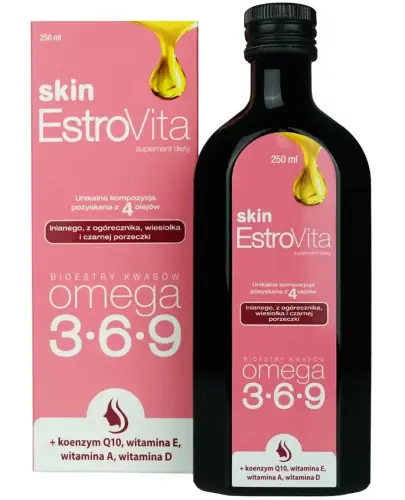 EstroVita Skin, 250 ml - Kompozycja składników wspierających zdrowie skóry