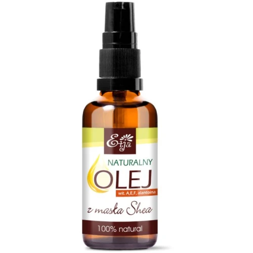 Etja Naturalny Olej z Masła Shea, 50 ml - Intensywna regeneracja skóry i włosów