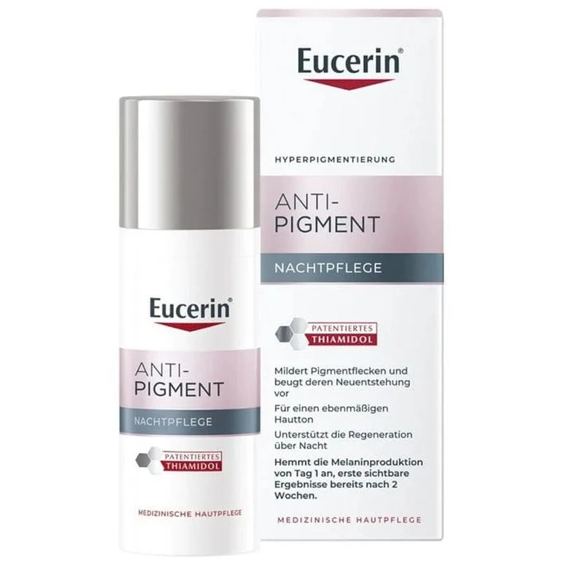 Eucerin Anti-Pigment Krem na noc, 50 ml - Na przebarwienia i wyrównanie kolorytu skóry