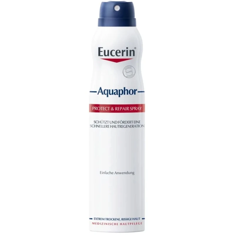 Eucerin Aquaphor Maść regenerująca w spray'u, 250 ml - Intensywna pielęgnacja bardzo suchej i podrażnionej skóry