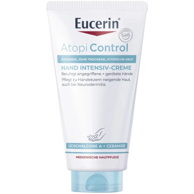 Eucerin AtopiControl Kojący krem ​​do rąk, 75 ml - Do skóry suchej, podrażnionej i atopowej