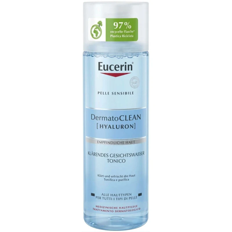 Eucerin DermatoClean Tonik oczyszczający, 200 ml - Nawilżenie i odświeżenie skóry po demakijażu