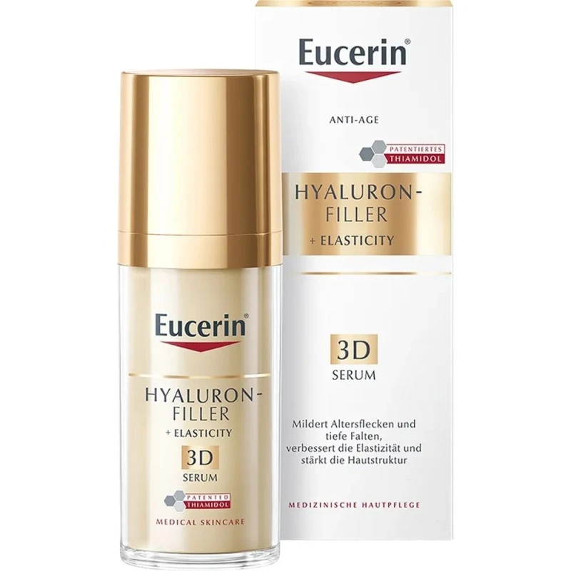 Eucerin Eucerin Hyaluron-Filler + Elasticity 3D Serum, 30 ml - Na przebarwienia i utratę jędrności