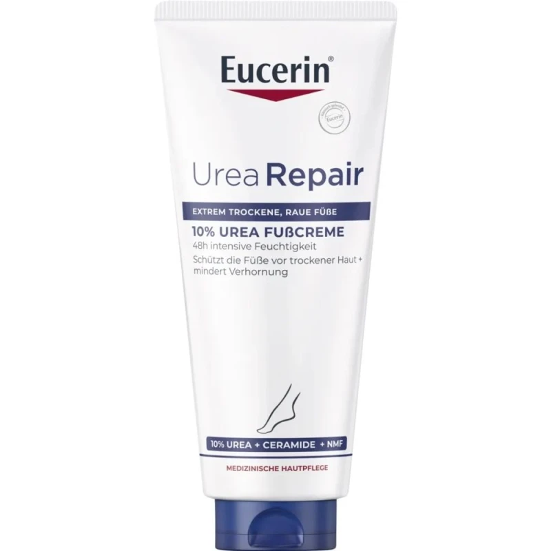 Eucerin UreaRepair Plus Regenerujący krem do stóp z 10% mocznika, 100 ml - Do suchej i zrogowaciałej skóry pięt