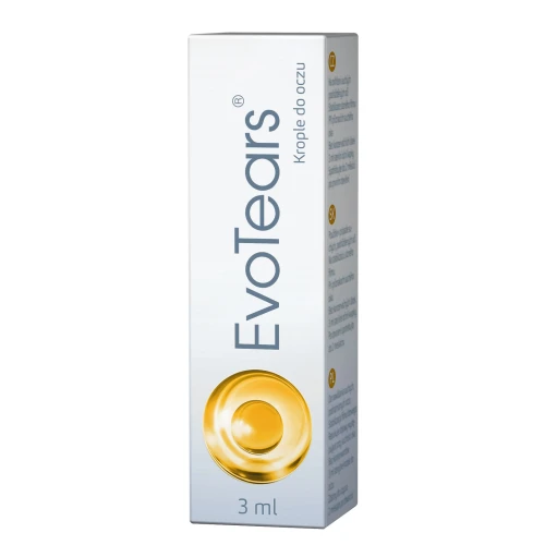 EvoTears Krople do oczu, 3 ml - Krople nawilżające do oczu