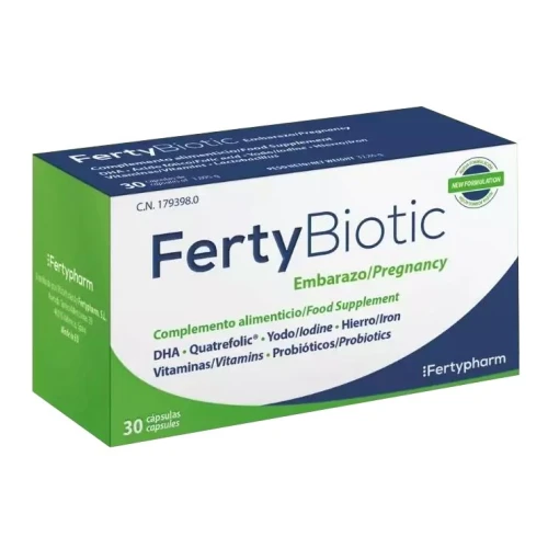 Fertybiotic Pregnancy, 30 kapsułek - Kompozycja składników dla kobiet w ciąży