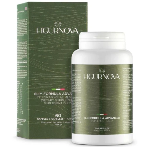 Figurnova Slim Formula Advanced, 60 kapsułek - 11 aktywnych składników roślinnych – wsparcie procesu odchudzania