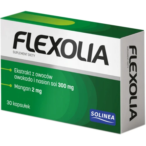 Flexolia, 30 kapsułek - Kapsułki z ekstraktami roślinnymi i manganem