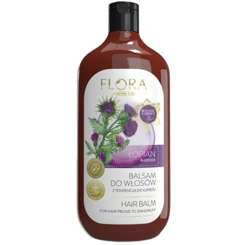 Flora Łopian Balsam do włosów z tendencją do łupieżu, 500 ml - Wzmacnia i odbudowuje
