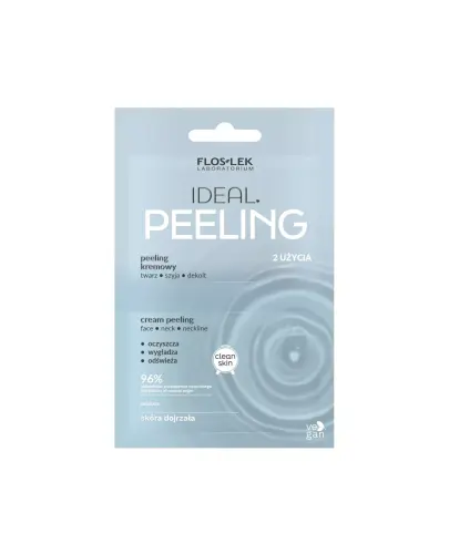 Floslek Ideal peeling kremowy, 2 x 4 ml - Peeling do cery dojrzałej