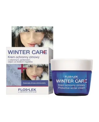 Floslek Winter Care krem ochronny zimowy, 50 ml - Do twarzy, szyi i rąk, chroni przed wiatrem i niską temperaturą