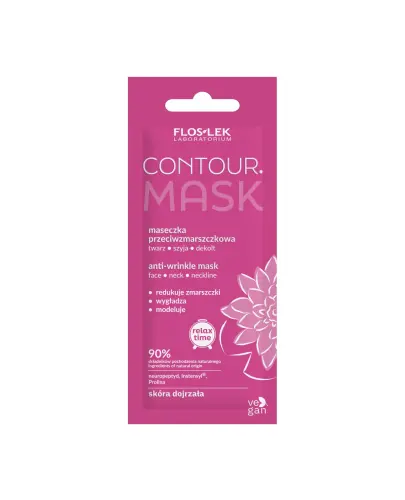 Floslek Contour maseczka przeciwzmarszczkowa, 6 ml - Maseczka odmładzająca do cery dojrzałej