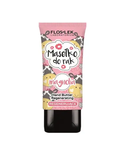 Floslek masełko do rąk regenerujące, magnolia, 50 ml - Rewitalizujący kosmetyk do pielęgnacji dłoni