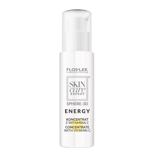 Floslek Skin Care Expert® Sphere-3D Energy Koncentrat z witaminą C, 30 ml - Lekki krem wodny dla kobiet po 25. roku życia