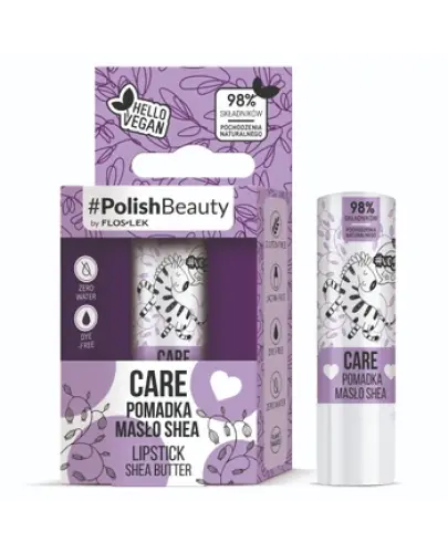 Floslek Vege Lip Care Care pomadka do ust masło shea, 1 sztuka - Natłuszcza wargi i chroni je przed działaniem czynników zewnętrznych