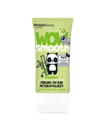 Floslek Wow Smooth Bambus peeling do rąk detoksykujący, 50 g - Złuszcza martwy naskórek, odżywia i regeneruje