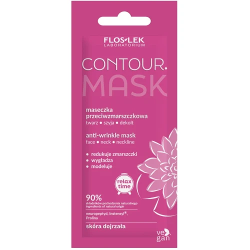 Floslek Contour maseczka przeciwzmarszczkowa, 6 ml - Maseczka odmładzająca do cery dojrzałej