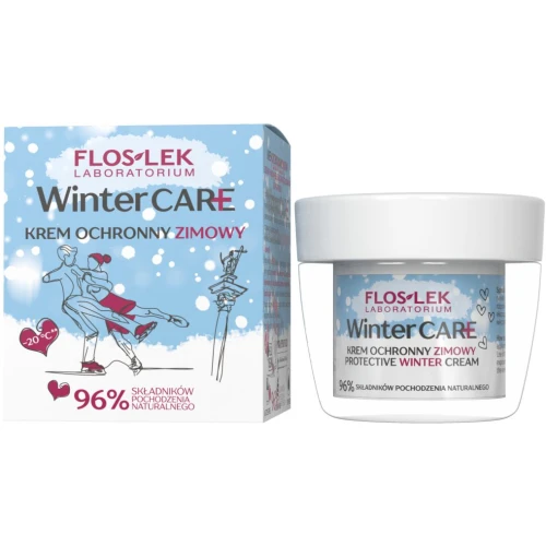 Floslek Winter Care, krem ochronny zimowy, 50 ml - Zmniejsza suchość i szorstkość naskórka