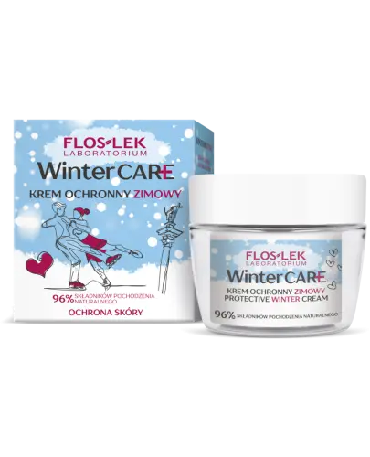 Floslek Winter Care, krem ochronny zimowy, 50 ml - Zmniejsza suchość i szorstkość naskórka