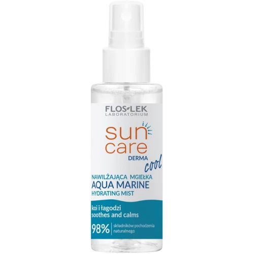 Floslek Sun Care Derma Cool Aqua Marine nawilżająca mgiełka, 95 ml - Daje wrażenie chłodu i niweluje odczucie suchości
