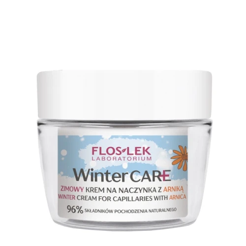 Floslek Winter Care Zimowy krem na naczynka z arniką, 50 ml - Ochrona i ukojenie skóry wrażliwej