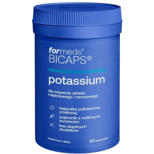 Formeds Bicaps Potassium, 60 kapsułek - Potasu w formie cytrynianu