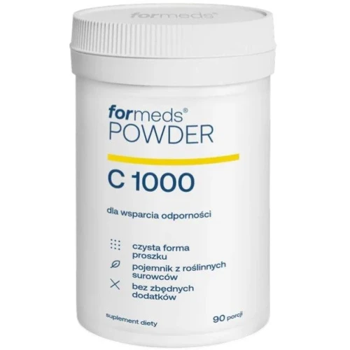 Formeds Powder C 1000, 90 g - Wysoko przyswajalna witamina C w formie proszku