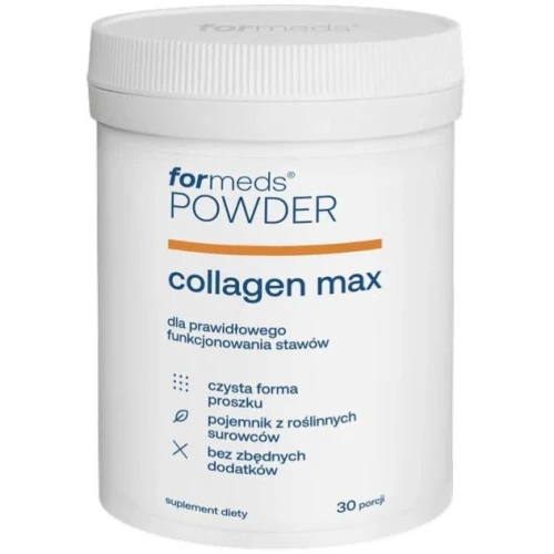 Formeds Powder Collagen Max, 156 g - Kompozycja składników wspierających zdrowie układu ruchu