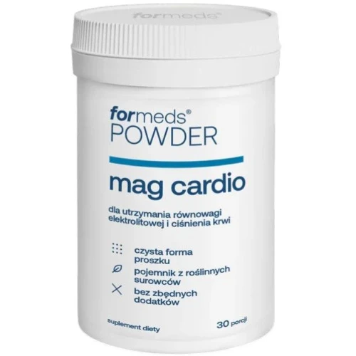 Formeds Powder Mag Cardio, 62,7 g - Magnez, potas i witamina B6