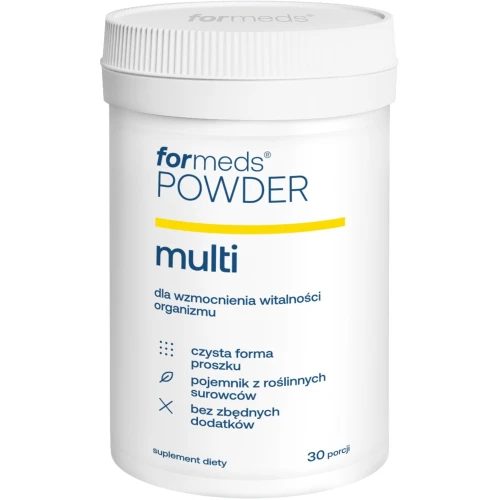 Formeds Powder Multi, 30 porcji - Kompozycja witamin i minerałów w czystej formie proszku