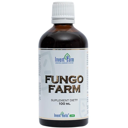 Fungo Farm, krople 100 ml - Wyciągi ziołowe o właściwościach przeciwzapalnych i wspierających układ odpornościowy