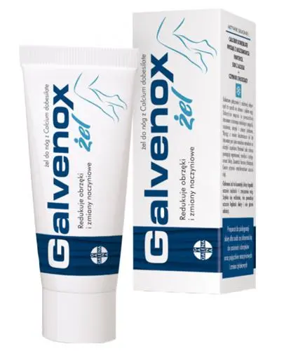 Galvenox żel, 100 g - Regeneruje i przynosi uczucie lekkości dzięki zawartości pantenolu i aloesu