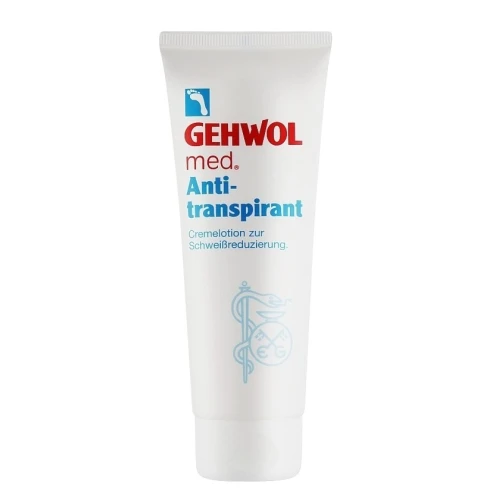 Gehwol Med Anti-transpirant Lotion antyperspiracyjny do stóp, 125 ml - Normalizuje potliwość, zapobiega zapachowi i chroni przed grzybicą.