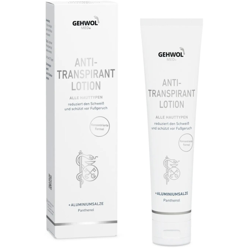 Gehwol Med Lotion antyperspiracyjny, 125 ml - Ogranicza nadmierną potliwość stóp i nieprzyjemny zapach